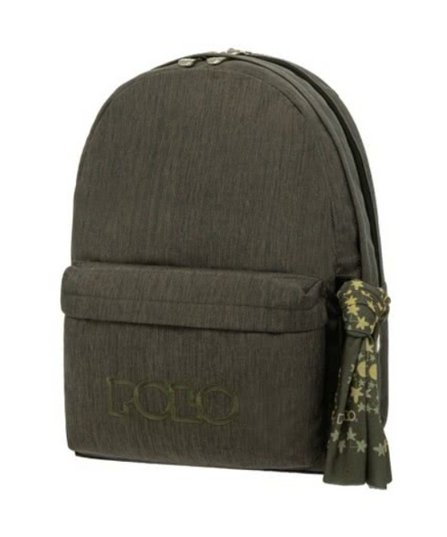 Backpack Original polo jean γκρι λαδί