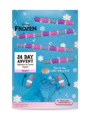 Ημερολόγιο αντίστροφης μέτρησης bath bombs frozen