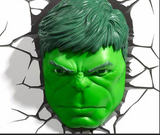 Διακοσμητικό Φωτιστικό Marvel Hulk face