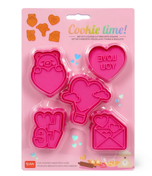 Set of 5 cookie cutters