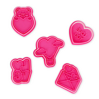 Set of 5 cookie cutters