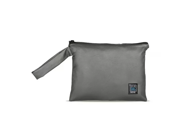 Τσαντάκι see my bag leatherette silver (medium)